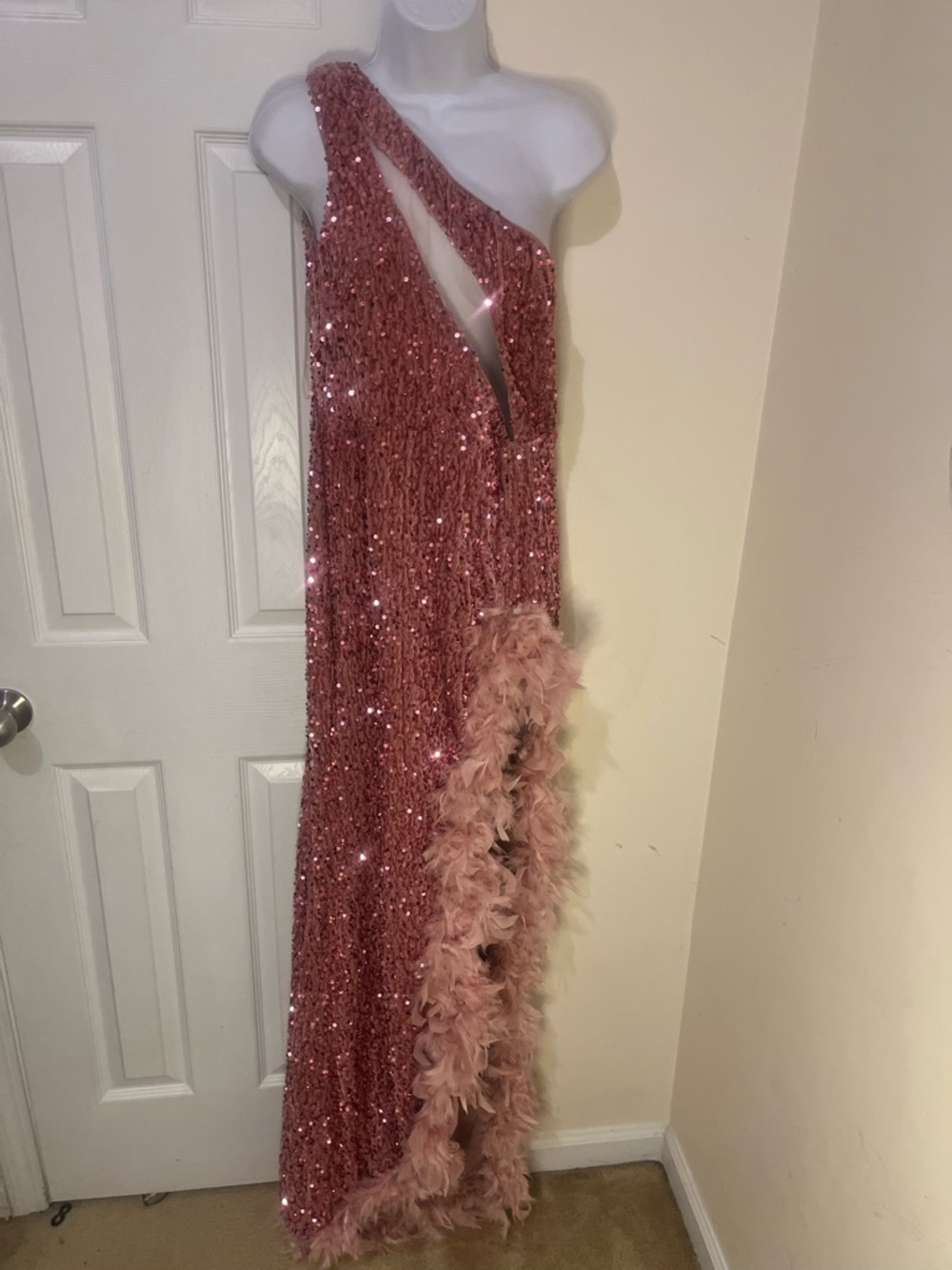 NOVA LUXE Dusty Rose Dress - Elegant Soft Pink